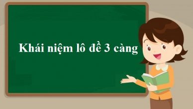 Khái niệm về lô đề 3 càng